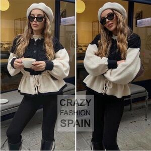 ! SOLD ! Zara Button-up Knit Sweater